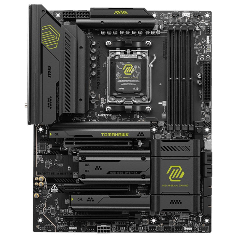 MSI MAG X870E TOMAHAWK WIFI AMD AM5 DDR5 ATX Gaming Motherboard MSI MAG X870E TOMAHAWK WIFI AMD AM5 DDR5 ATX Gaming Motherboard